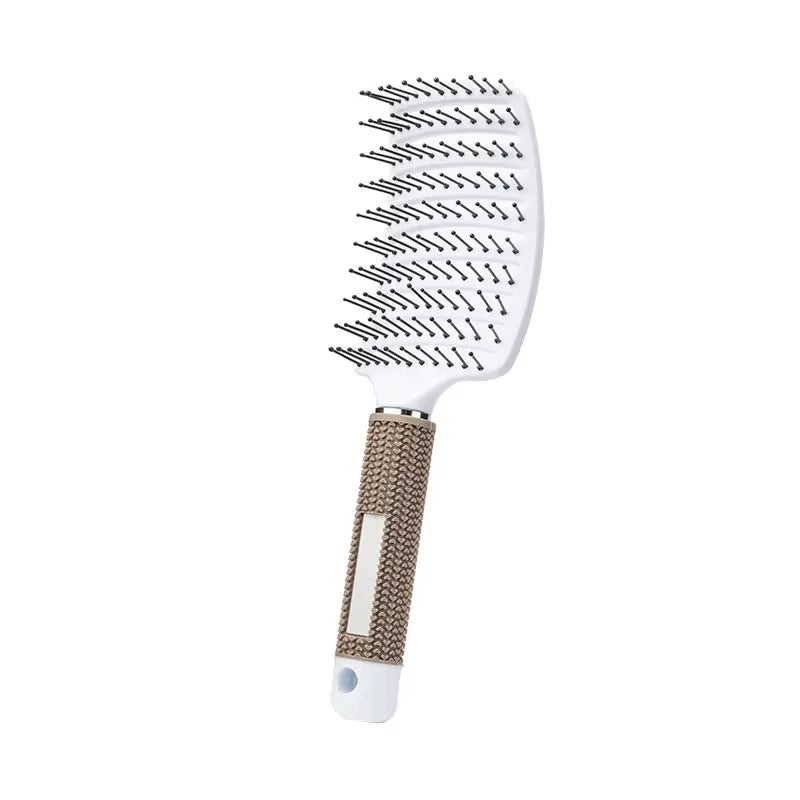 Hair Brush Scalp Massage Comb Hairbrush Bristle&Nylon Women Wet Curly Detangle Hair Brush for Salon Hairdressing Styling Tools